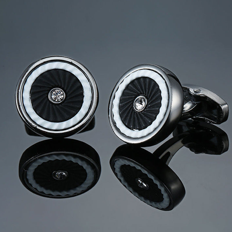 Men's French Retro Pattern Cufflinks